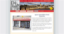 Desktop Screenshot of immobilier-depardieu.fr